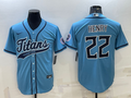 Men’s Tennessee Titans Derrick Henry #22 Light Blue Jersey