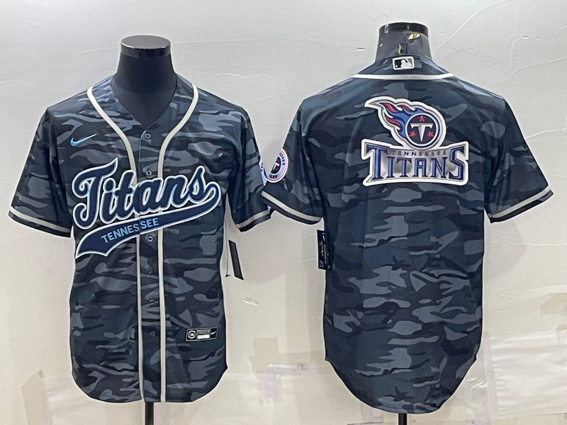 Men’s Tennessee Titans Gray Camouflage Jersey