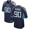 Mens Tennessee Titans Retired Player #90 Jevon Kearse Nike Navy Vapor F.U.S.E. Limited Jersey
