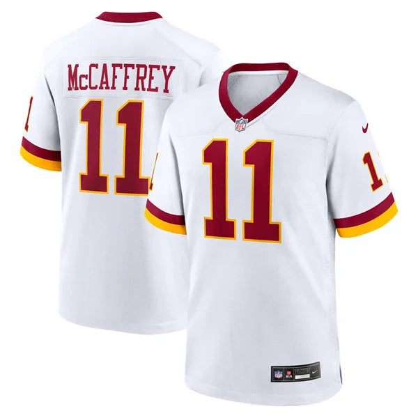 Mens Washington Commanders #11 Luke McCaffrey White REDSKINS ERA Retro Nike Vapor F.U.S.E. Limited Jersey