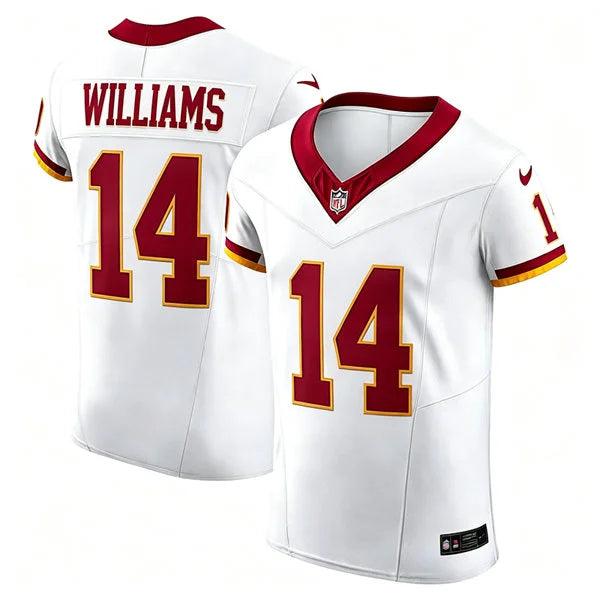 Mens Washington Commanders #14 Antonio Williams Nike 2026 White Away Vapor F.U.S.E.Limited Jersey