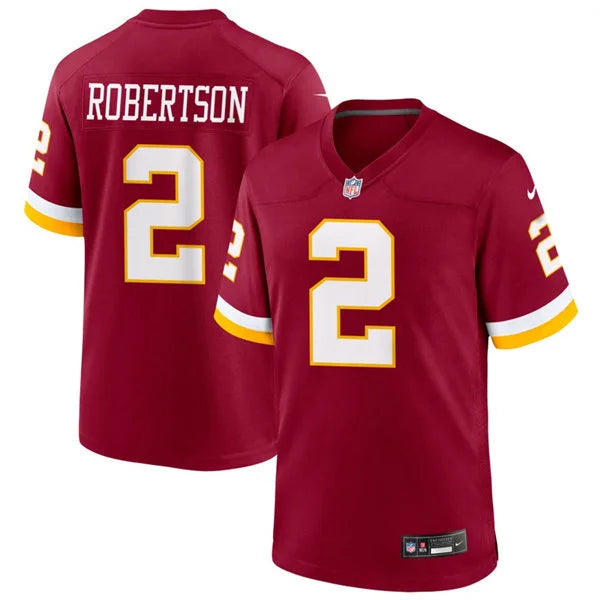 Mens Washington Commanders #2 Amik Robertson Nike 2026 Burgundy Vapor F.U.S.E.Limited Jersey