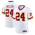Mens Washington Commanders #24 Von Miller White REDSKINS ERA Retro Nike Vapor F.U.S.E. Limited Jersey