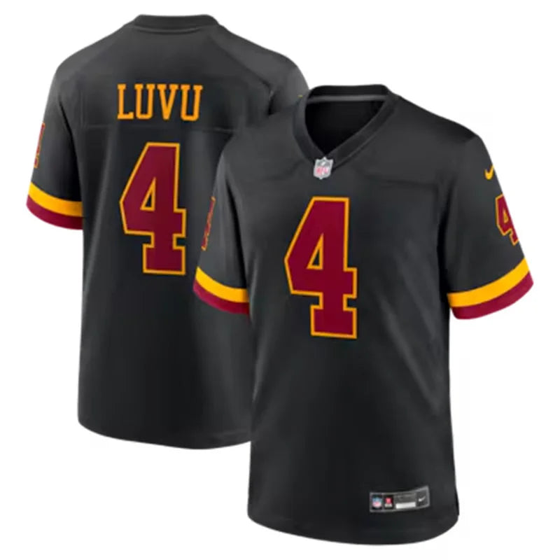 Mens Washington Commanders #4 Frankie Luvu 2026 Black Alternate Vapor F.U.S.E.Limited Jersey
