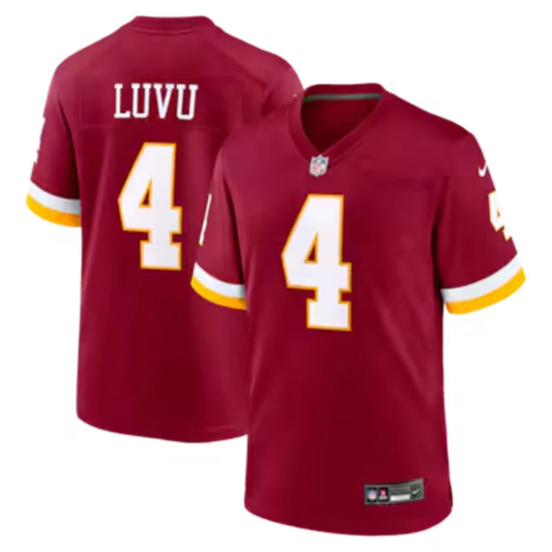 Mens Washington Commanders #4 Frankie Luvu Nike 2026 Burgundy Vapor F.U.S.E.Limited Jersey