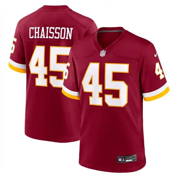 Mens Washington Commanders #45 K’Lavon Chaisson Nike 2026 Burgundy Vapor F.U.S.E.Limited Jersey