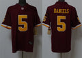 Mens Washington Commanders #5 Jayden Daniels Burgundy REDSKINS ERA Retro Nike Vapor F.U.S.E. Limited Jersey
