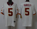 Mens Washington Commanders #5 Jayden Daniels White REDSKINS ERA Retro Nike Vapor F.U.S.E. Limited Jersey