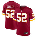 Mens Washington Commanders #52 Sonny Styles Nike 2026 Burgundy Vapor F.U.S.E.Limited Jersey