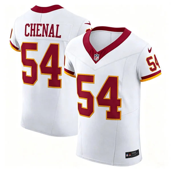 Mens Washington Commanders #54 Leo Chenal Nike 2026 White Away Vapor F.U.S.E.Limited Jersey