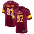 Mens Washington Commanders #92 Dorance Armstrong Nike Burgundy Team Color Vapor Limited Jersey