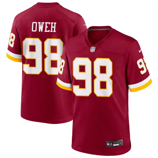 Mens Washington Commanders #98 Odafe Oweh Nike 2026 Burgundy Vapor F.U.S.E.Limited Jersey