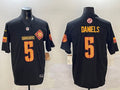 Men’s Washington Commanders Jayden Daniels #5 Carbon Black Jersey