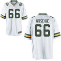 Mnes Green Bay Packers Retired Player #66 Ray Nitschke Nike White Vapor Limited Player Jersey